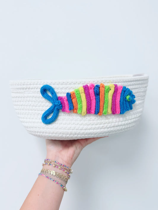 Rainbow Fish Basket