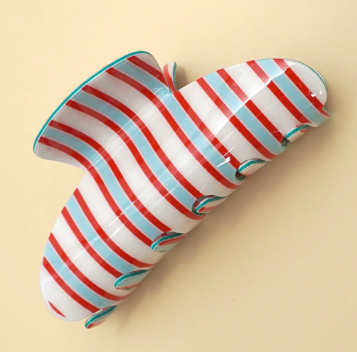 Jumbo Striped Claw Clip, Various