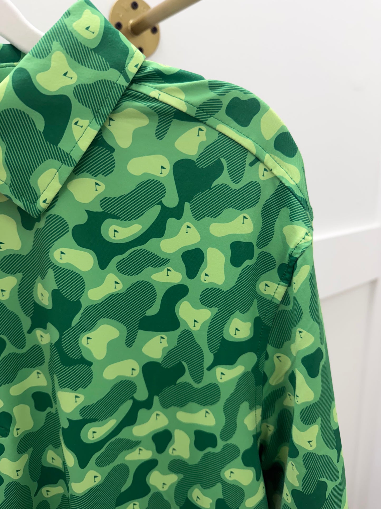Collared Men’s Top | Green Golf