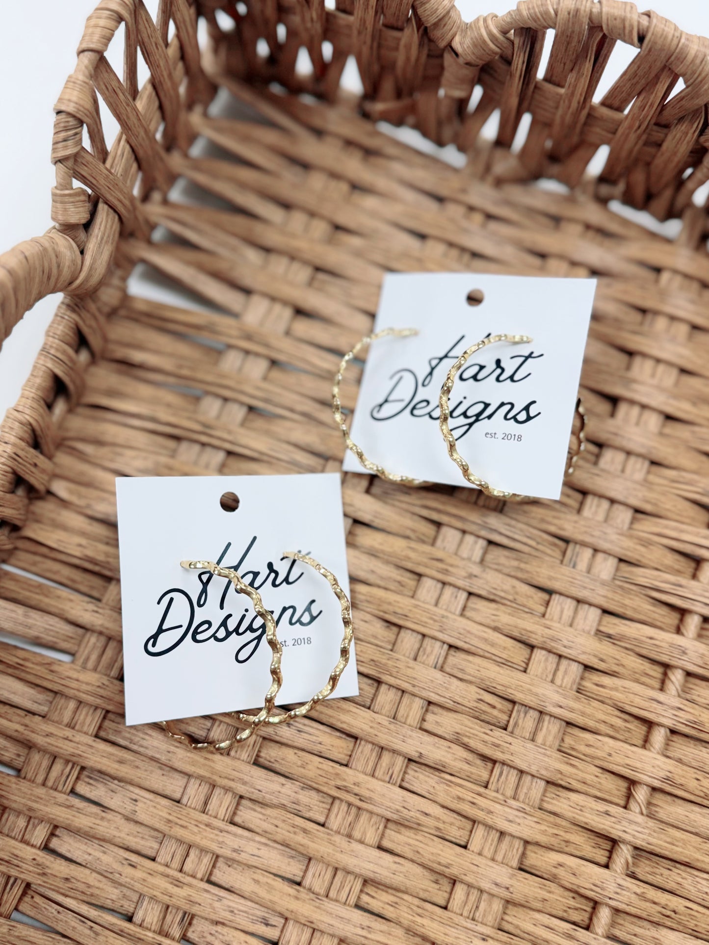 HD Gold Ric Rac Hoop