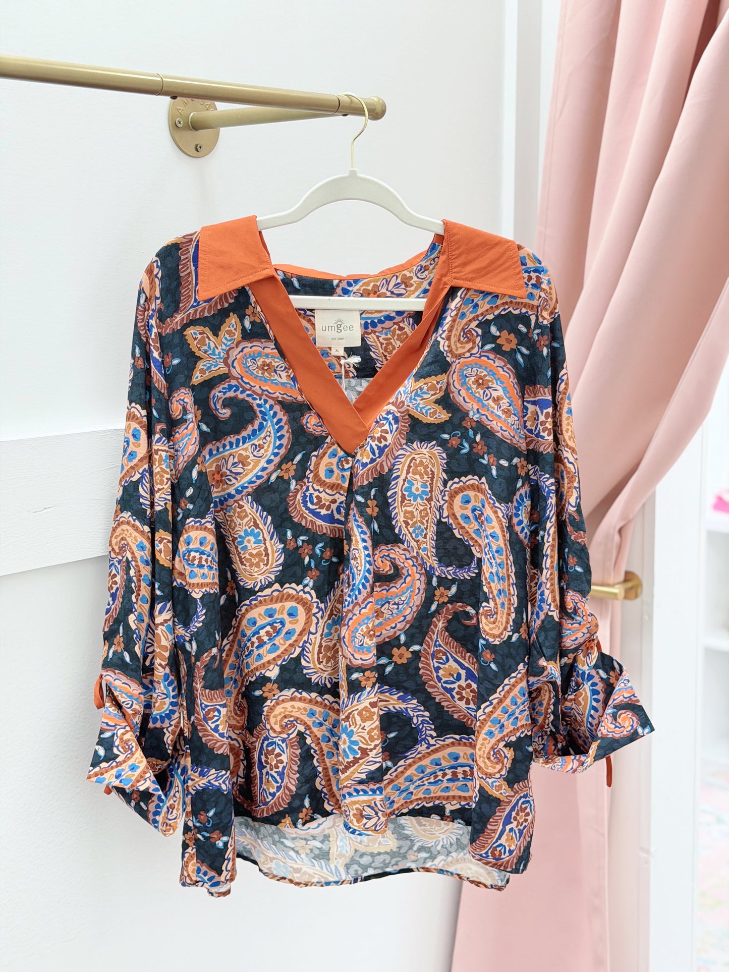 Harvest Paisley Top, Plus