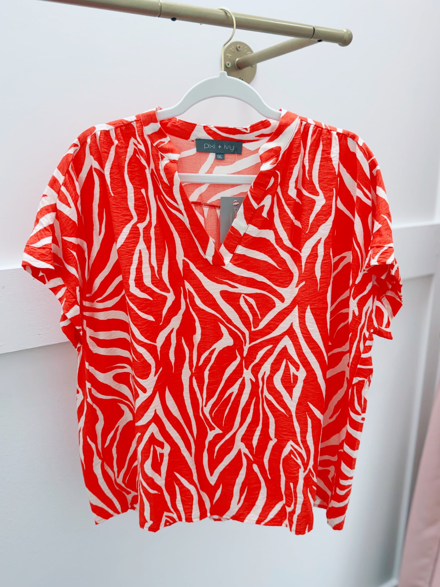 Orange Sunsets Top | Plus
