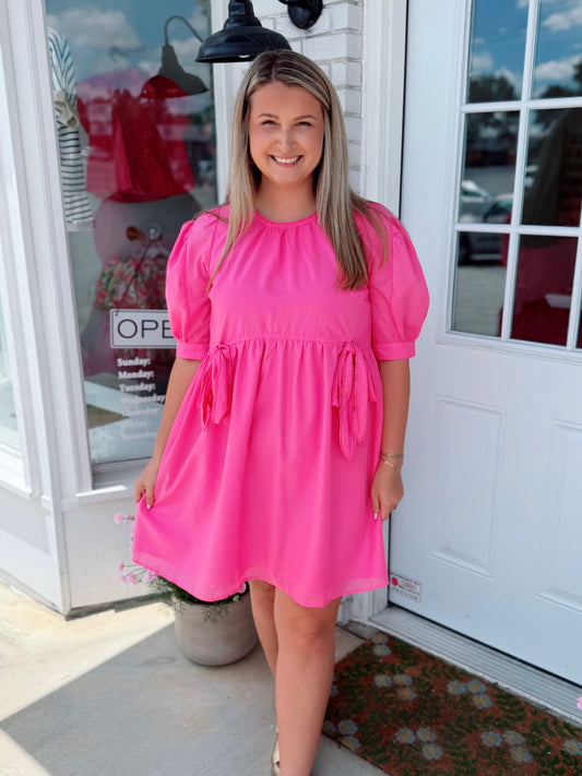 Pretty Pink Bow Dress