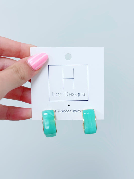 HD On Trend Marble Hoops, Various