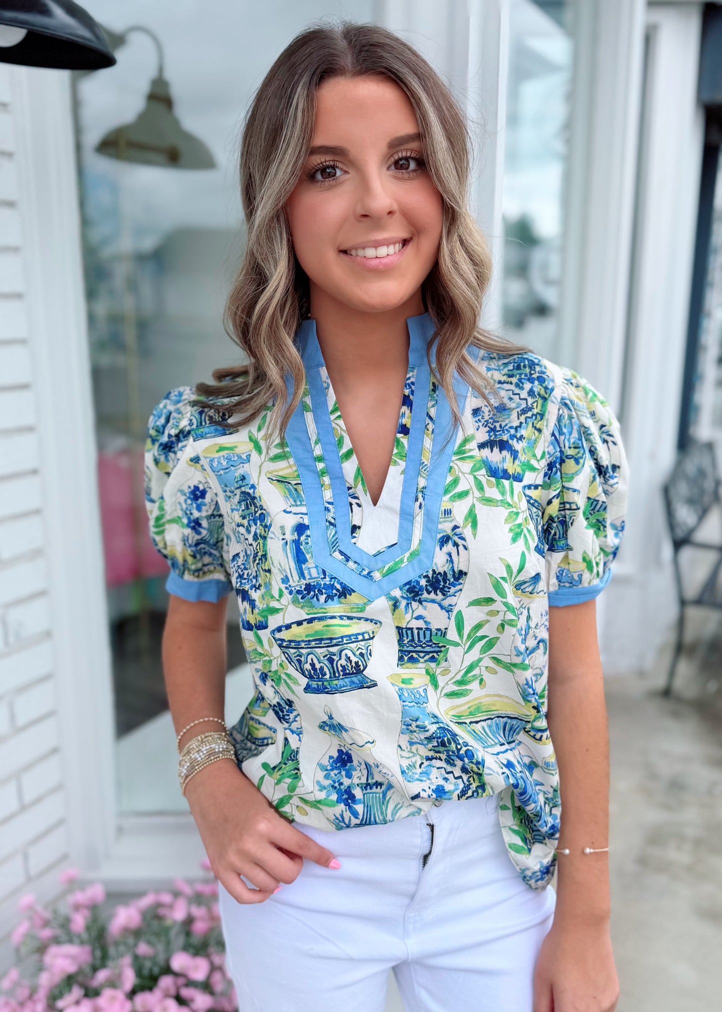 Blue Willow Top