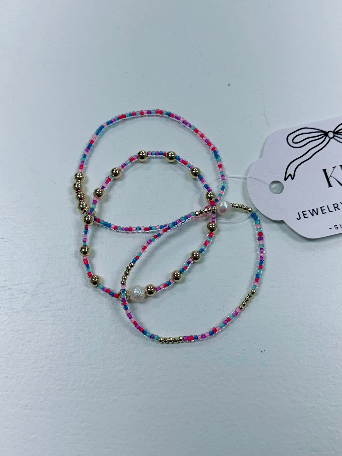 Handmade Bracelet Stack, Style 16