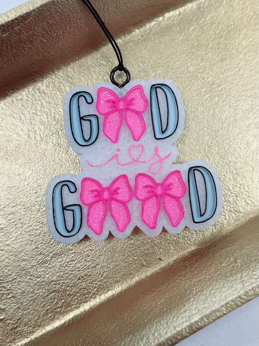 God is Good Pink Freshie, New Car