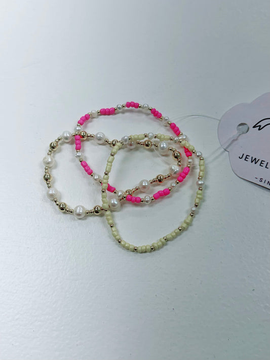 Handmade Bracelet Stack, Style 17