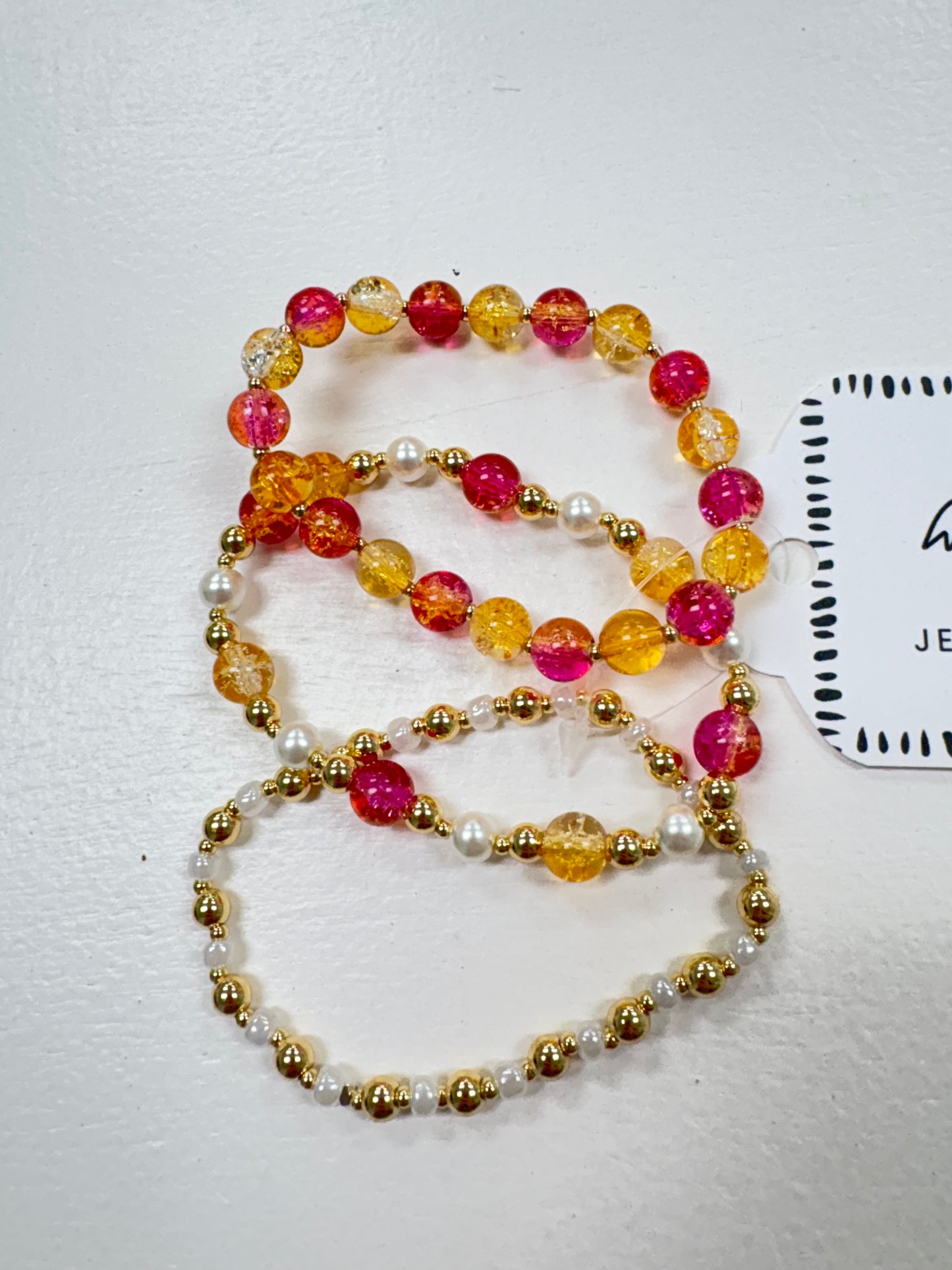 Handmade Bracelet Stack, Style 36