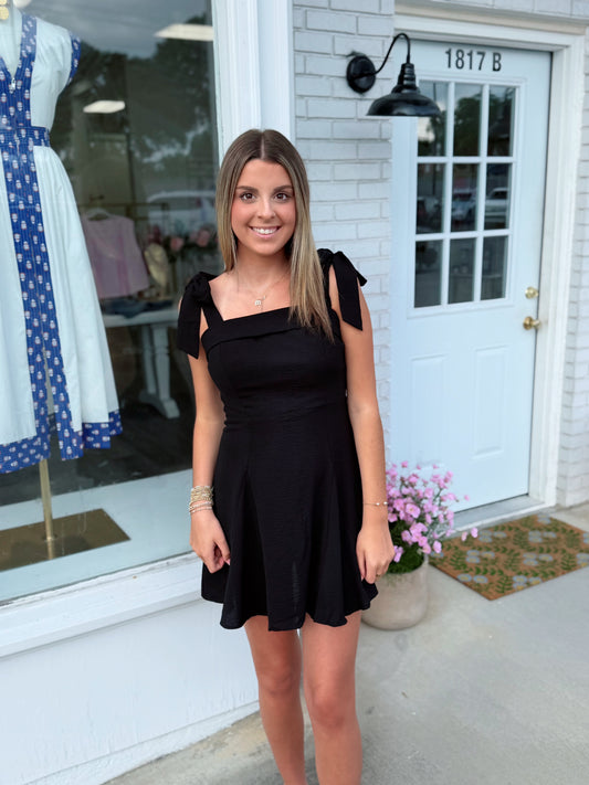 Class Act Mini Dress | Black
