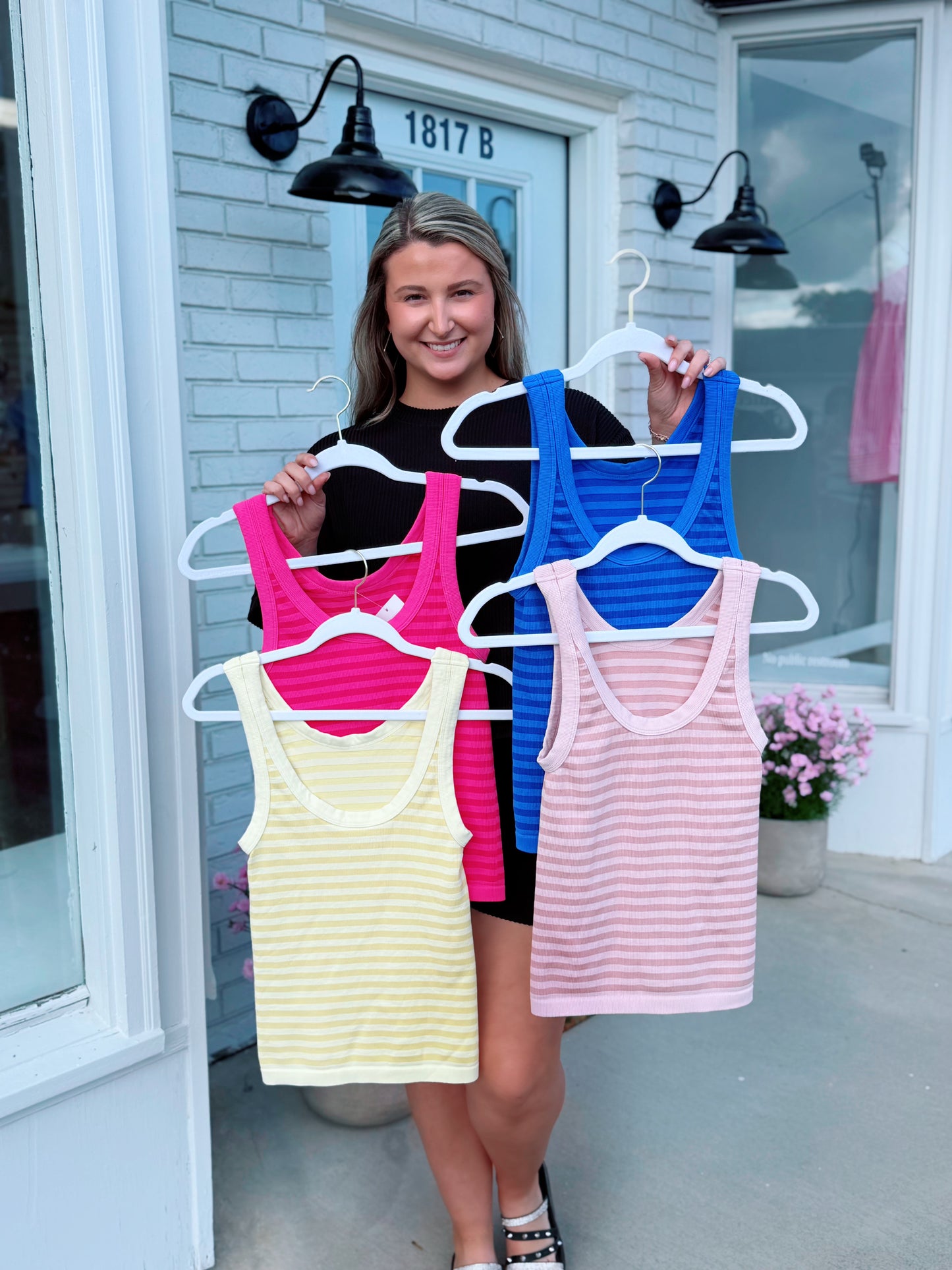 Banana Reversible Striped Tank