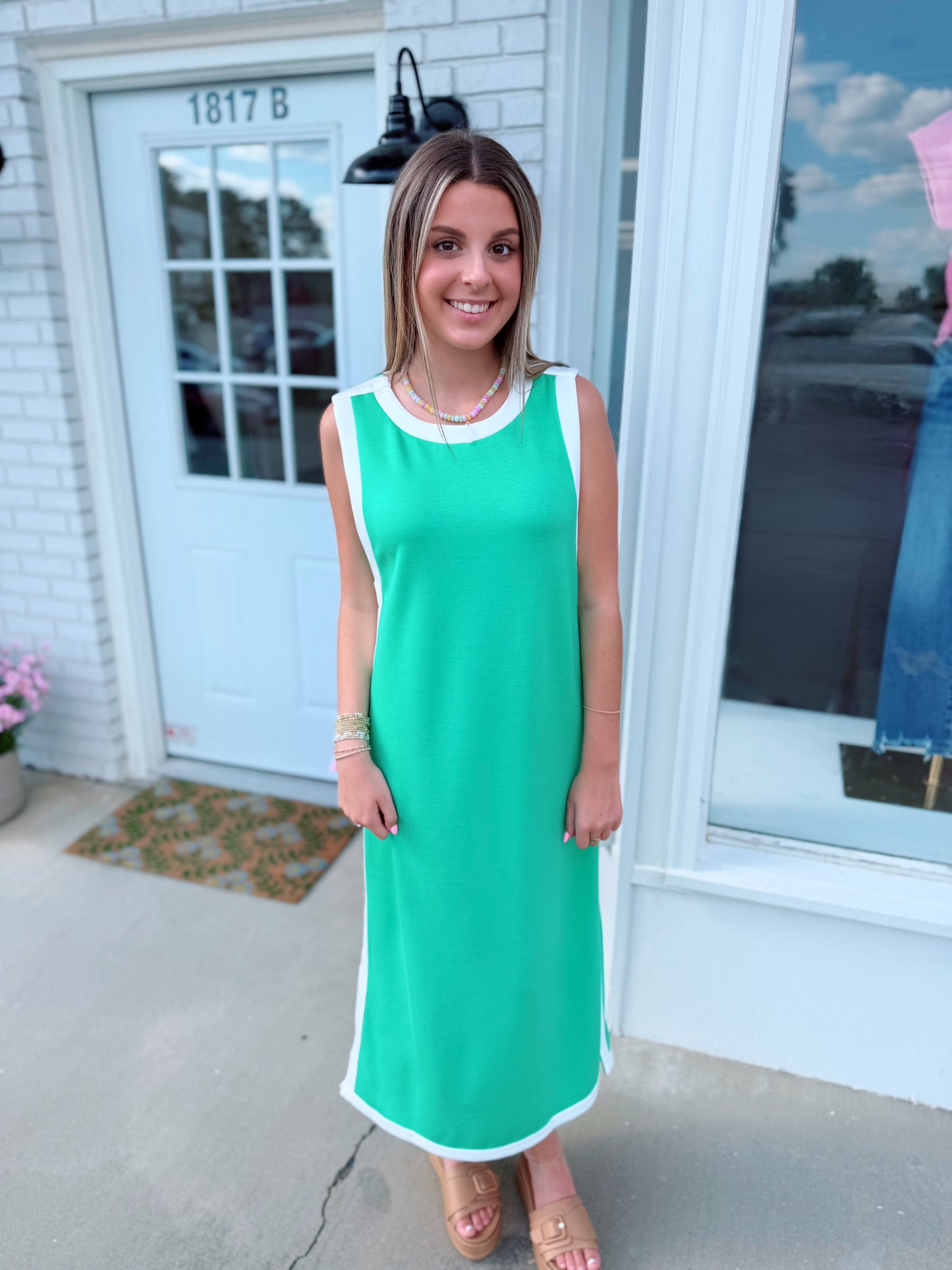 Kelly Scuba Style Midi Dress