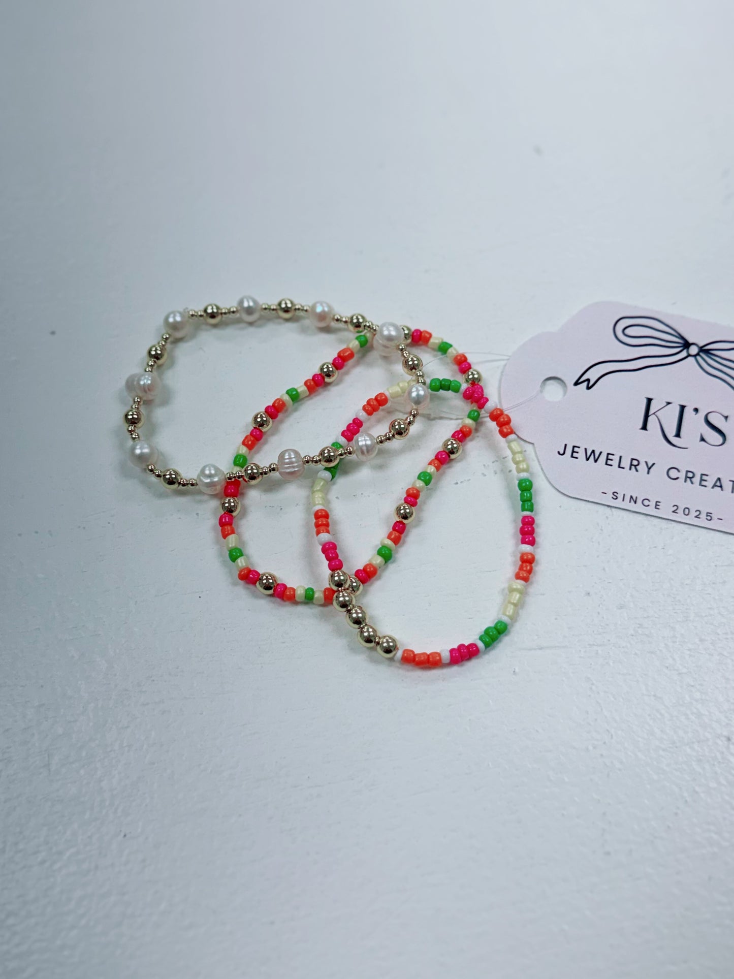 Handmade Bracelet Stack, Style 8